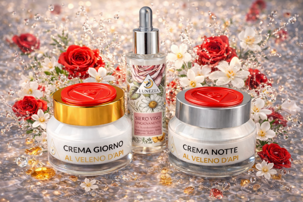trattamento intensivo lunezia creme viso lunezia veleno d'api siero viso