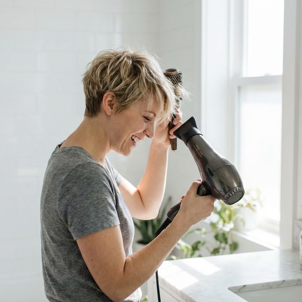 asciugare capelli corti,phon per capelli corti - immagine 1