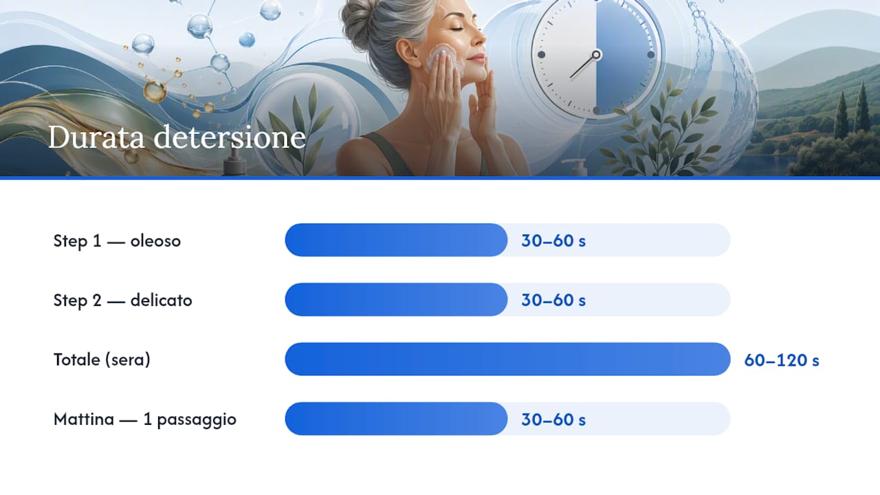 Differenze tra detersione serale e mattutina
