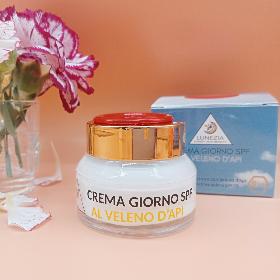 Crema al Veleno d’api Antirughe Giorno SPF e miele